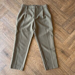 OAK + FORT Tailored Pants Olive Green Sz 29